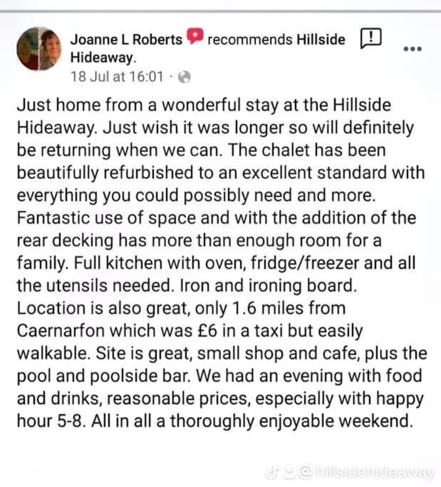 Cosy Hideaway Lodge In Glan Gwna Caeathro Extérieur photo